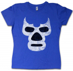 Luchador Blue Demon Unisex T-s&auml;rk maadlusmaadleja Mehhiko Mehhiko Ladina mask Latino S