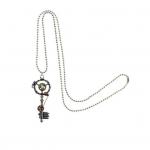 Retro Steampunk Gearsi v&otilde;tmeripatsiga kaelakee Unisex loomingulised pika ketiga ehted