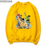 Kamogawa Team Hupparid Hajime no Ippo Huppar Harajuku Topid &Uuml;legabariidiline Unisex Huppar Gooti &Uuml;mmarguse Kaelusega R&otilde;ivad Unisex Sudaderas L