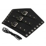 1 tk keskaegne gooti stiilis randmehoidja koos neediga kaunistustega, kulumiskindel reguleeritav randmekaitse t&auml;iskasvanutele m&otilde;eldud Cosplay rekvisiidiga must