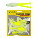 1 kott Pehmed olendid Worm Bait Twin Action Tails Silikoonist Bass Pike Minnow Swimbait Jigging Plasts&ouml;&ouml;dad