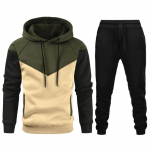 Meeste lapiline kapuutsikomplekt, soe ja luksuslik kaheosaline komplekt, kvaliteetse tr&uuml;kiga pullover, spordiriided XXXL