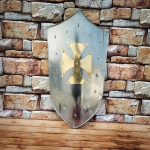 Keskaegne Templar Knight Shield Lerp Re-Enactment Cross Warrior Shield Keskaegne armor teraskilp 60,96 cm Parim kingituseks