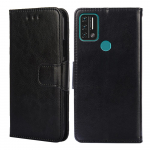 Retro &uuml;mberp&ouml;&ouml;ratav rahakoti&uuml;mbris Itel A48 Vision 1 Pro Blackview A100 Alcatel 1S 3L Cubot X30 C30 kaanega nahast pildiraam &uuml;mbris kaardipesa telefoni kaitseraud Asus Zenfone 10/Zenfone 10Z must