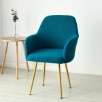 Baarikangast K&otilde;rgete tugitoolide kate Elastne pestav s&ouml;&ouml;gitoolide kate S&ouml;&ouml;gitoolide kate Polar fliisist kontoritool hotelli kodupidu 1pc Chair cover