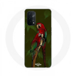 &Uuml;mbris Oppo A74 5G Pionus Parrot Red jaoks