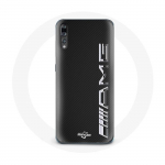 &Uuml;mbris Huawei P20 Pro Amg Logo Carbon Texture jaoks