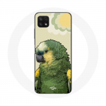 &Uuml;mbris Samsung Galaxy A22 5G Amazon Parrots Green jaoks