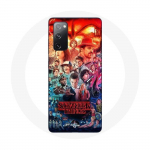 &Uuml;mbris Samsung Galaxy S20 FE Stranger Things Teaser 4. hooaja plakati tegelased Art