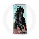 &Uuml;mbris Samsung Galaxy A8 Plus The Black Horse friisi t&otilde;ugu jaoks