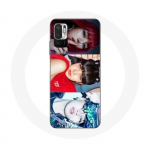 Coque pour Xiaomi Redmi Note 10 5G Blackpink Lisa Teaser How you like That Lovesick girls et Ice Cream