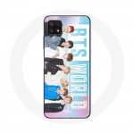 Coque pour Samsung Galaxy A22 5G Bangtan Gar&ccedil;ons BTS WORLD Jeu vid&eacute;o