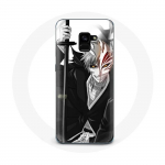 &Uuml;mbris Samsung Galaxy A8 Plus valgendava manga ichigo kurosaki m&otilde;&otilde;ga jaoks