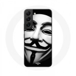 &Uuml;mbris Samsung Galaxy S22 We Are Legion Anonymous Mask jaoks