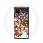 &Uuml;mbris Samsung Galaxy A12 One Piece Christmas Day Anime Manga jaoks