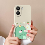 Xiaomi Redmi Note 13 Pro 13R 13C K60 Ultra K70 Pro K70E &uuml;mbrisele armsa dinosauruse k&otilde;rgekvaliteedilise matt vedela silikoonist tagakaane kaitsekesta kaitserauad Xiaomi Redmi K70