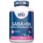Haya Labs Gaba + B6 500 mg. - 100 Caps