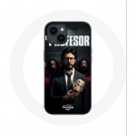 Coque pour Iphone 14 Plus - Maniacase - La Casa De Papel El Profesor - Souple - Noir - Mixte