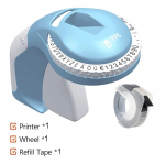 DIY 3D reljeefkirjutusmasina korraldaja Xpress sildivalmistaja asendus DYMO 12965 k&auml;sitsi etiketiprinter 5 rulli 9 mm sildilindiga