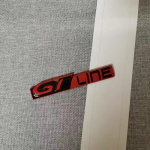 3D Car GT Line GT Sport Design Poritiib Tagumise pagasiruumi kere embleemi m&auml;rgi kleebis Peugeot jaoks Kia K9 Forte Ceed Cerato RIO K3 K5 tarvikud