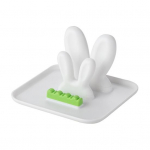 K&ouml;&ouml;gi lauaarvuti poti kaane hoidik t&ouml;&ouml;pinnal olev spaatliga hoiurest Stabiilne kuumakindel poti kaane tugiorgan K&ouml;&ouml;git&ouml;&ouml;riist roheline