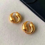 ANENJERY Kalad Water Drop Circle Hoop k&otilde;rvar&otilde;ngad naistele Unikaalne disain Huggies Ehted pulseras mujer