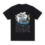 R&auml;ppar JUICE WRLD graafiline puuvillane T-s&auml;rk Unisex Naiste Hip Hop Tee Mood l&uuml;hikeste varrukatega T-s&auml;rk 2024 Suvine Suured T-s&auml;rgid Topid L