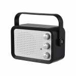 Minikitarri v&otilde;imendi 3 W kaasaskantav kitarrik&otilde;lar DC 9 V MP3 taasesitus stereok&otilde;rvaklappide v&auml;ljund kerge must