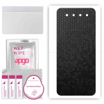 apgo Protective Skin Sticker for the back compatible with vivo NEX Dual Display, Wrap Film, Foil, Vinyl - Pattern Black Honeycomb