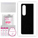 apgo Protective Skin Sticker for the back compatible with Samsung Galaxy Z Fold4, Wrap Film, Foil, Vinyl - Pattern Matte Black