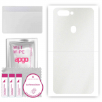 apgo Protective Skin Sticker for the back compatible with Oppo R15x, Wrap Film, Foil, Vinyl - Pattern Matte Transparent