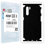 apgo Protective Skin Sticker for the back+sides compatible with Oppo Reno3 5G, Full Wrap Film, Foil, Vinyl - Pattern Matte Black