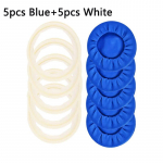 10 tk Hambaravi &Uuml;hekordselt Kasutatav Kummist Steriilne Suuavaja Suukaudne P&otilde;se Laiendaja Retraktor Kummist Retraktor Kummist Barj&auml;&auml;r Hambaravi 5pcs white and 5pcs blue sinine/valge