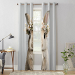 Lillekimpudega akvarellj&auml;nku aknakardinad elutuppa Magamistoa Luksuslikud kaasaegsed k&ouml;&ouml;gikardinad Kangast kardinad 135W x 60H(cm) x1