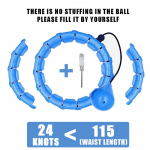 Kaalutud hula ringr&otilde;ngad t&auml;iskasvanutele kehakaalu langetamiseks Infinity Fit Hoop suures suuruses Hoola r&otilde;ngas naistele ja algajatele 24 Blue