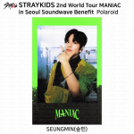 Stray Kids 2. maailmaturnee MANIAC Soulis Photocard Polaroid KPOP K-POP Seungmin - Polaroid