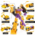 Transformatsioon 6 in 1 Mudel Action Figuuri Robot M&auml;nguasjad