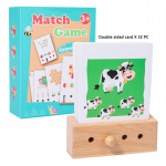 Laste loogilise m&otilde;tlemise lauam&auml;ngud Montessori varjukujuga sobitavad ajum&auml;ngud sensoorse interaktsiooni harivad m&auml;nguasjad lastele