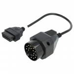 OBD2 &ndash; 20 kontaktiga BMW Edibas 16 kontaktiga OBD diagnostikaskanneri adapteri kaabel, mis &uuml;hildub vanemate BMW mudelitega 1982&ndash;2002 &ndash; 16 kontaktiga pistikuga Package:31.6*9 *7.5cm must