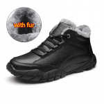 Ehtsast nahast meeste karusnahaga talvesaapad hoiavad soojas lumesaapad Meeste veekindlad v&auml;listossud libisemiskindlad poolsaapad 44 must