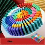 1 doominokomplekt Lauam&auml;ngud Doomino blisterpakend t&auml;iskasvanute doomino lauam&auml;ngud ehitusplokid 120 t&uuml;kki 16*13.5*3.5cm