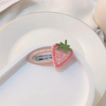 Uued roosad maasikad juukseklambrid Korea armsad kangakunst Maasika juuksen&otilde;elad juukseklambrid peakatted t&uuml;drukute juukseaksessuaarid