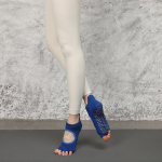 Seljata hingavad joogasokid libisemiskindlad silikoonist Five Fingers Dance Spordisokid Professionaalsed &uuml;hev&auml;rvilised puuvillased Pilatese sokid