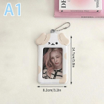 3-tolline fotokaardihoidja Kawaii Kpop fotokaardihoidja v&otilde;tmehoidja Ins Idol fotokaardi kaitsja fotovarrukad bussikaardi &uuml;mbris