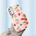 &Uuml;hev&auml;rviline h&otilde;bedase servaga objektiiv, rasvane korpus, pehme TPU vedel silikoonist kate P&otilde;rutuskindel telefoni&uuml;mbris Xiaomi Redmi Samsungile Samsung S21 FE 5G sinine