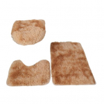 3 tk/komplekt Vannitoavaipade komplekt Superpehme mikrokiust vannivaiba U-kujuline kontuurimatt WC kaane katte komplekt Libisemiskindlate vannivaipade komplekt