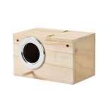 Parakeet Ne st Box Bird House Wood Breeding Box for Lovebirds Parrotlets Mating One size khaki