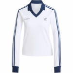 Adidas Originals Sporty & Richi koost&ouml;&ouml; SS24 Mugavad moes V-kaelusega jalgpallis&auml;rk naiste topid Valge JI9276 XS