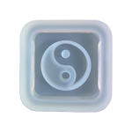 Resin Shaker Vorm DIY Kiirliiva Valu Epoksiid Silikoon Vorm Vaigu Epoks&uuml; Ehtevormid Tai Chi kujuga ripatsi amulettide vorm A