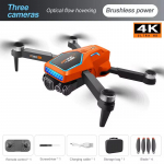 LYZRC uus S180 kaugjuhtimispult droon ESC HD topeltkaamera GPS WIFI 5G 360&deg; takistuste v&auml;ltimine harjadeta mootor kokkupandav neljakopteri m&auml;nguasi kingitus 4K 1B must